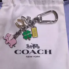 COACH バッグチャーム キーホルダー カラフル ぞうさんetc新品