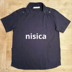nisica（ニシカ）デッキマン半袖シャツ サイズ3 ネイビーのサムネイル