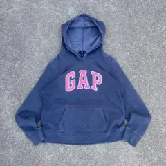 00s archive OLD GAP hoodie パーカー Y2K 短丈