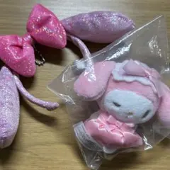 サンリオ　ミニカチューシャ　マイメロ　ドリーミーシリーズ パペットマスコット