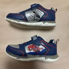 スパイダーマン スニーカー 20cm ネイビー/シルバーのサムネイル