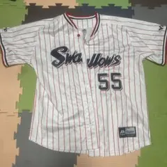 ヤクルトスワローズユニフォーム55番 Lサイズ 村上宗隆 2021優勝パッチ