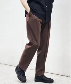 美品★グラミチ★ストレッチメランジトロピカルパンツ★ センタークリーツ★L★茶色