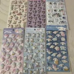 サンリオ ぷくっとシール　6種類 セット まとめ売り
