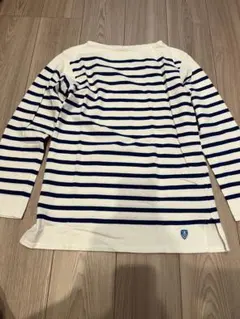 ORCIVAL　カットソー　ストライプ 長袖トップス 白/青