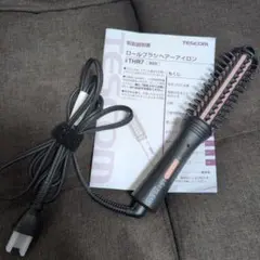 TESCOM ロールブラシヘアアイロン THR7