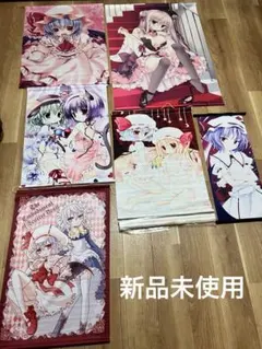 新品未使用　東方プロジェクト　B1 B2 など　タペストリー　まとめ売り　同人