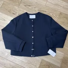 Ballsey ノーカラージャケット 36 ダークネイビー