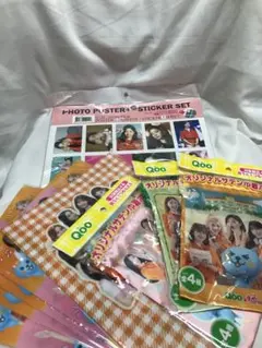 ダヒョンポスター・ステッカーセット Qoo & TWICE クリアファイル、巾着