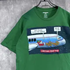 クリスマス ロードレイジ Tシャツ 緑　XL ビッグシルエット