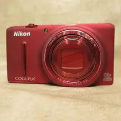 動作確認済 Nikon COOLPIX S9500レッド 赤色 光学22倍 - メルカリ