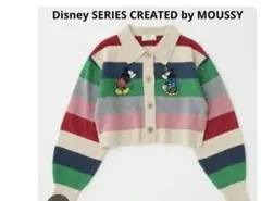 Disney ミッキーマウス クロップドカーディガン