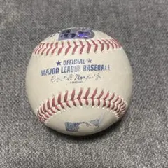 大谷翔平 実使用 千賀滉大 からフライアウト ボール ドジャース 実使用