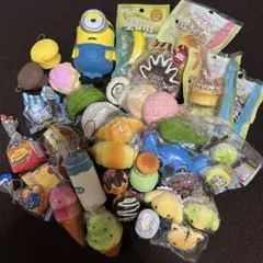 スクイーズ まとめ売り粘土系 雪見だいふく 納豆 ぷにぷにたまご焼き
