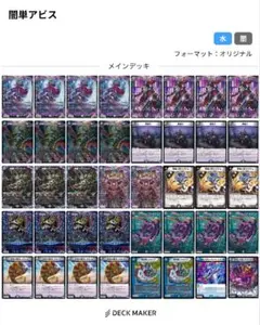 闇単アビスデッキ＋調整パーツ