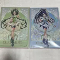 プリキュア5gogo クリアファイル キュアアクア キュアミント ガチャガチャ