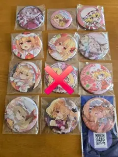 フラン 東方Project 東方プロジェクト ラウンドワン 缶バッジ ガチャ