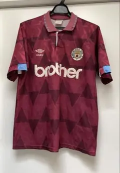 マンチェスター・シティ Umbro ウェア 紫 93-95 UMBRO アンブロ マンチェスターシティ ナイロン ベンチ