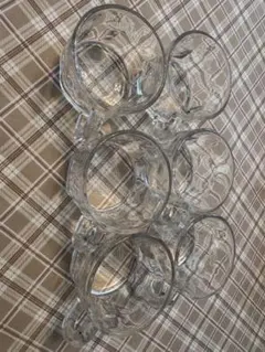 製菓用 透かし模様のガラスカップ6個セット