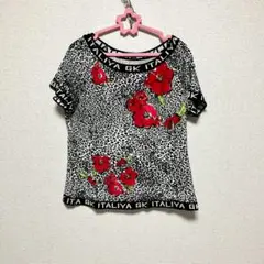 GK ITALIYA ヒョウ柄 半袖Tシャツ