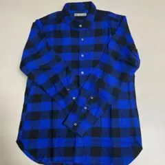 ナノユニバース　秋冬チェックシャツ