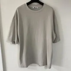 UNIQLO U エアリズムコットンオーバーサイズTシャツ XLサイズ ベージュ