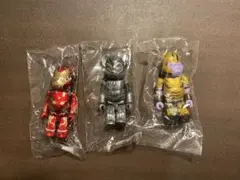アイアンマン ブラックパンサー サノス ベアブリックフィギュアセット
