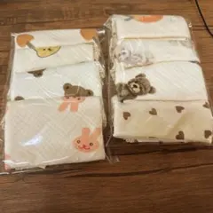 新品 ガーゼハンカチ 8枚 ベビー 沐浴 タオル スタイにもなる