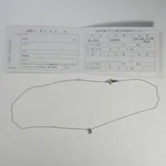 WISP 0.05ctダイヤモンド K10WG ネックレスのサムネイル