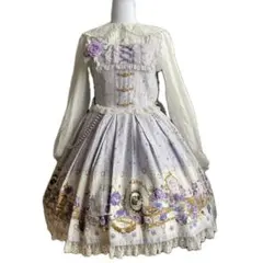 Angelic Pretty ルミナスサンクチュアリ ワンピース 紺 ネイビー
