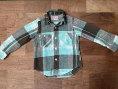 DENIM DUNGAREE デニムダンガリー チェックシャツ 110cm