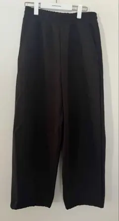 ユニクロ:C スウェットワイドパンツ　ブラウン　Sサイズ