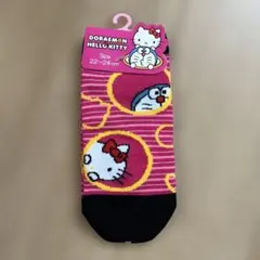 【新品】ドラえもん ハローキティ ソックス 22-24cm
