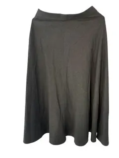 ZARA フレアスカート ダークグレー きれいめ オフィス