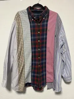 Ralph Lauren リメイク パッチワーク ハンドメイド 一点物 Ralph Lauren リメイク パッチワーク ハンドメイド 一点物 - メルカリ