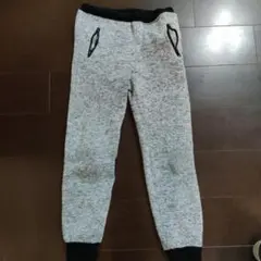 グレー系フリーススウェットパンツ