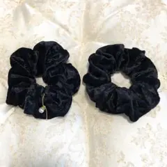 ベロア ヘアゴム