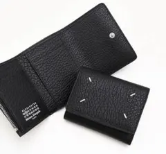 Maison Margiela ブラック 三つ折り財布