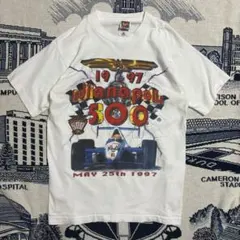 【大人気サンダー系】90s ジングルステッチ　レーシング　F1 車　両面プリント