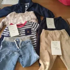 GAP ベビー服4点 12-18ヶ月　ユニクロ80、90 2点セット売り