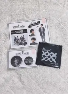 SixTONES 松村北斗 缶バッジ＆シール＆ポーチ