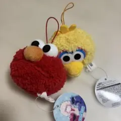最終❣️ハッピーメルカリ市限定価格❣️セサミマスコット エルモ ビッグバード