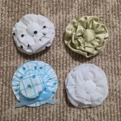 ハンドメイド ブローチ 4点セット