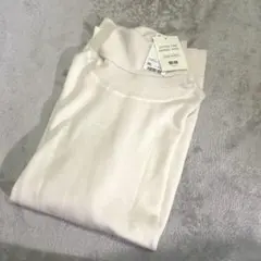 お値下げ新品希少サイズサイズウールエクストラファインメリノタートルネックセーター