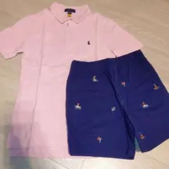 ラルフローレン150cm半袖ポロシャツ短パンセット