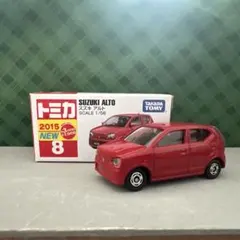 【極美品】　匿名配送　トミカ No.8 スズキ アルト　レッド　赤色のサムネイル