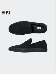 UNIQLO U ニットスニーカー ブラック 27.0cmのサムネイル