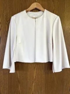 【美品】ANAYI ホワイト ノーカラージャケット ANAYI / アナイ ノーカラージャケット | ファッション通販 タカシマヤ