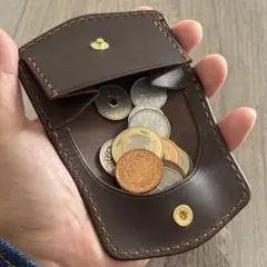 ハンドメイド ヌメ革 コインケース
