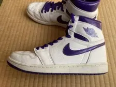 エアジョーダン1 コートパープル　メタリックパープル
